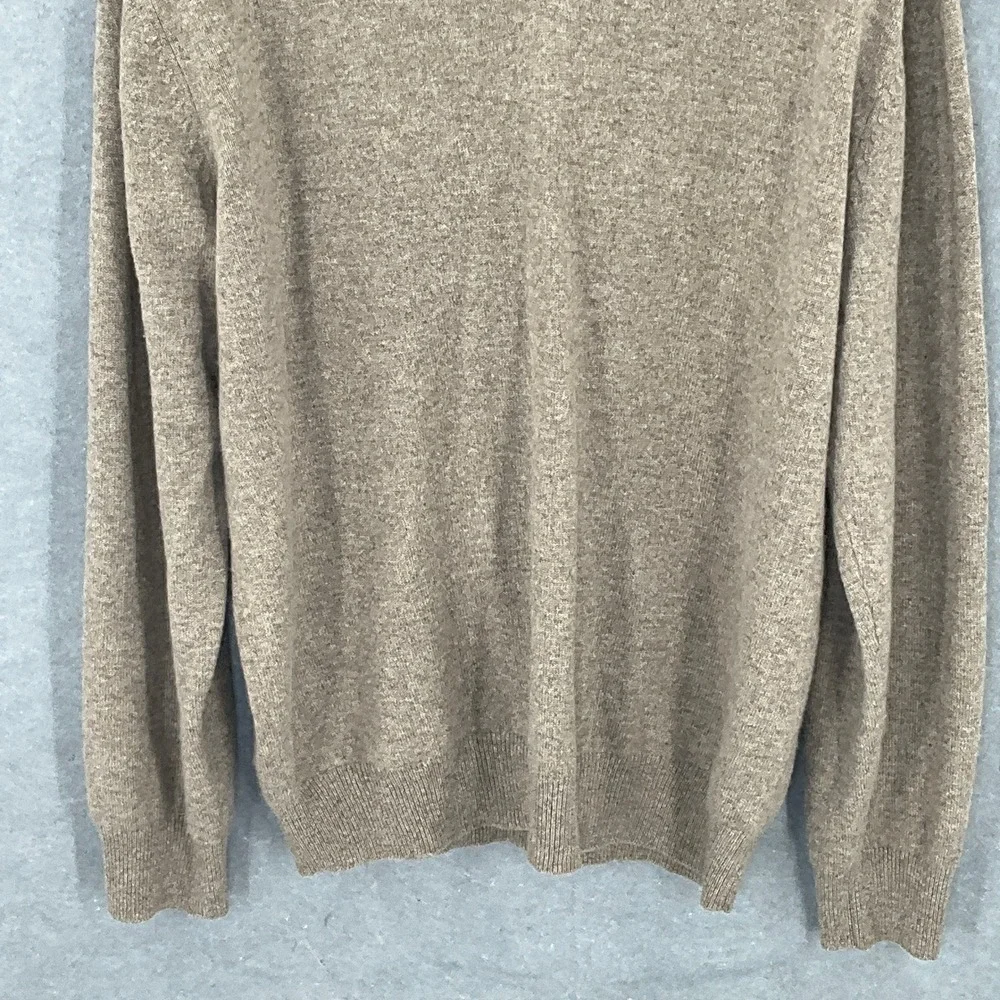 Jos A Bank Travelers Collection Mens Cashmere Sweater‎ Sz L VNeck Luxury Capsule